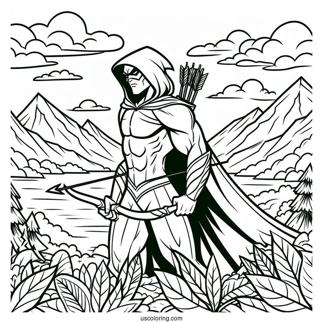 Green Arrow In The Mountains