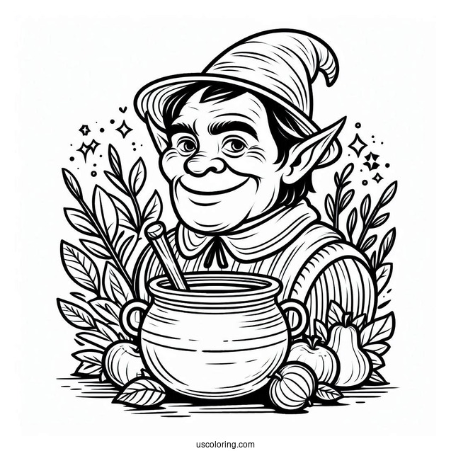 Rumpelstiltskin Coloring Page