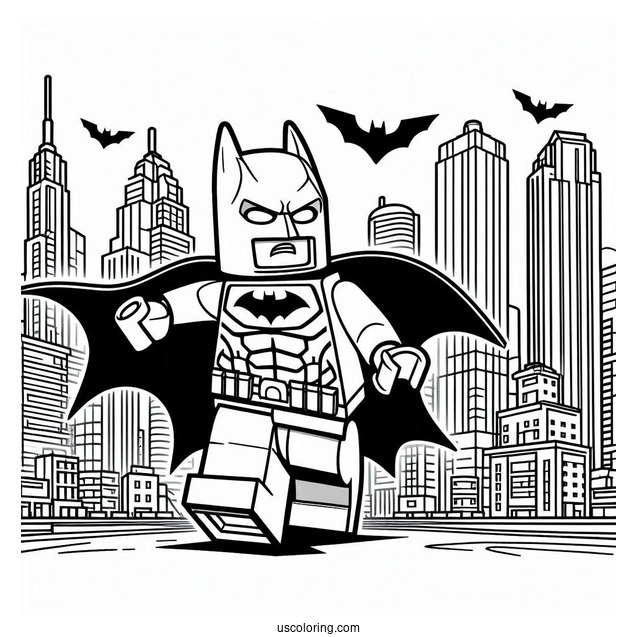 Lego Batman Movie Coloring Sheet
