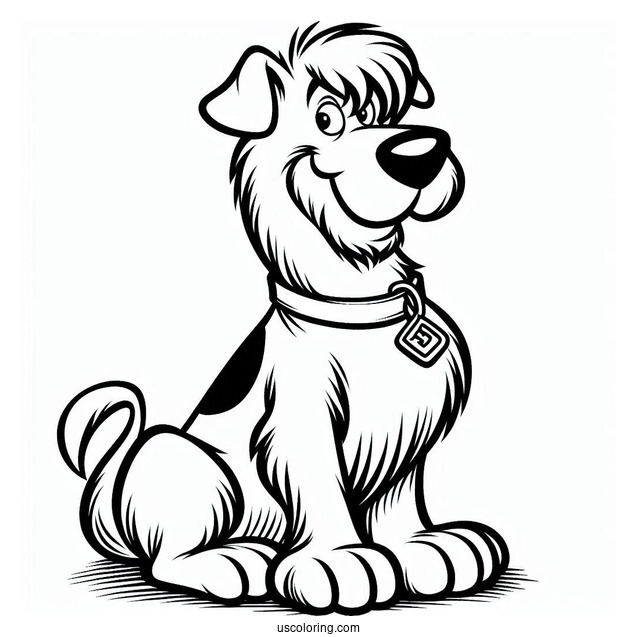 Shaggy Coloring Page For Kids