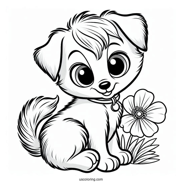 Poppy Playtime Coloring Page Of DogDay