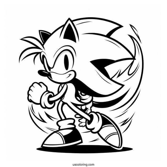 Sonic Exe Coloring Page Capturing Tails