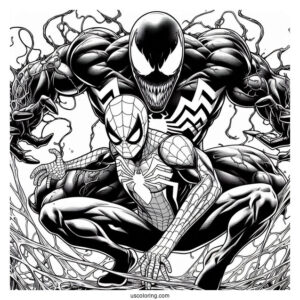 Detailed Spider-Man Vs Venom Marvel