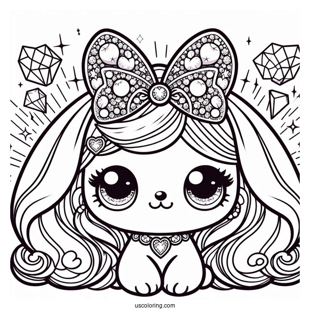 Crystal Bunny From Glitterati Club