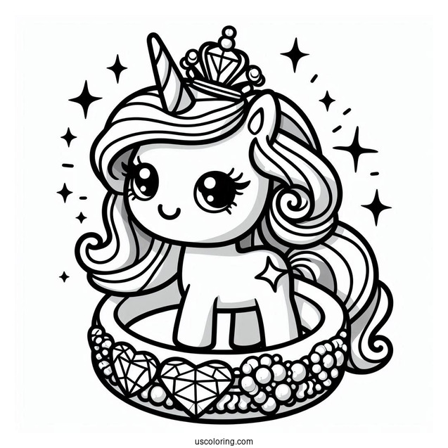 Bling Unicorn Ring Shopkins