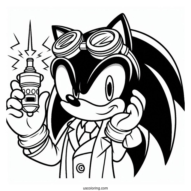 Doctor Ivo _Eggman_ Robotnik Coloring Page