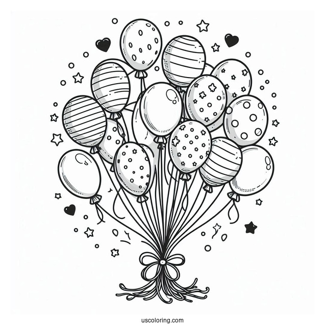 Bunch Of Party Balloons