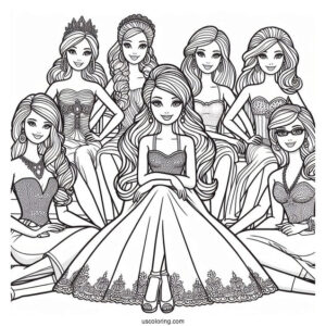 Barbie Movie Coloring page