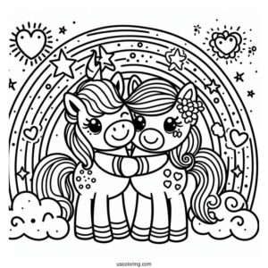 Detailed Rainbow Friends Coloring Page Poster