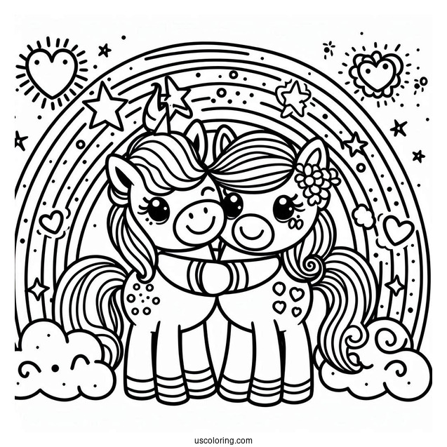 Detailed Rainbow Friends Coloring Page Poster