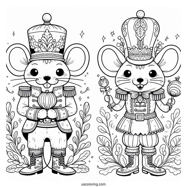 Coloring Sheet Of The Nutcracker Mouserinks