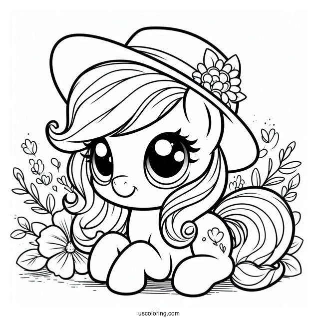 Baby Applejack with Hat for Kids
