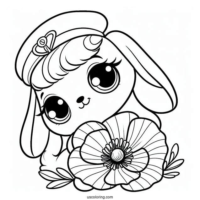 Poppy Playtime Coloring Page Of Easy Poppy For Kids