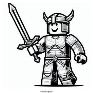 Roblox Guy With Minecraft Sword