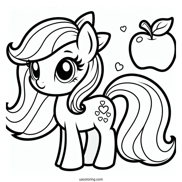 Kawaii Cartoon Applejack