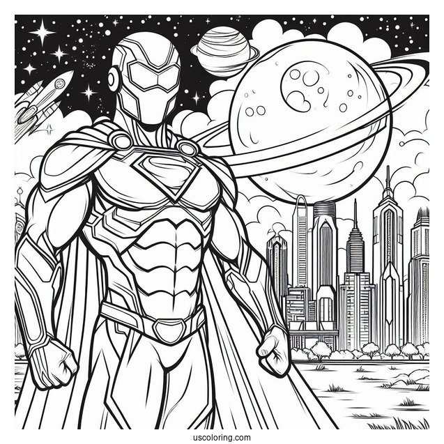 Detailed Vision Coloring Sheet