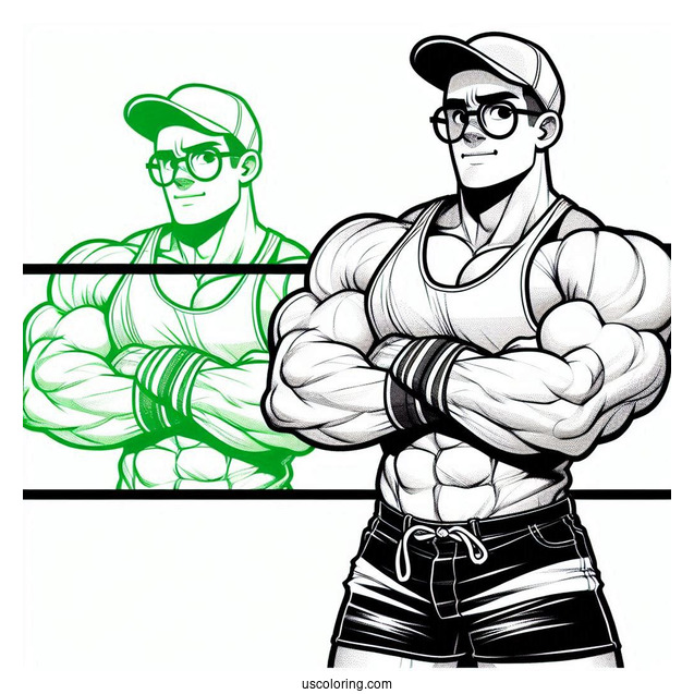 Brace Banner Hulk Wearing Glasses