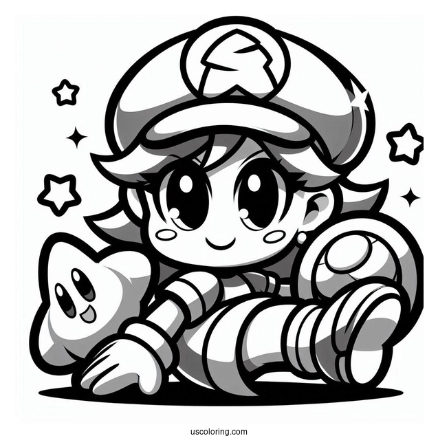 Brawl Stars Coloring Page Of Shelly In Iconic Pose