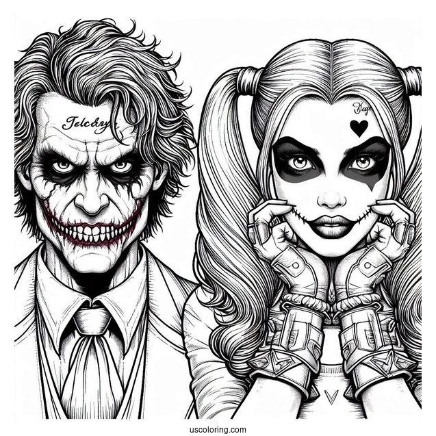 Harley Quinn And The Joker In Suicide Squad