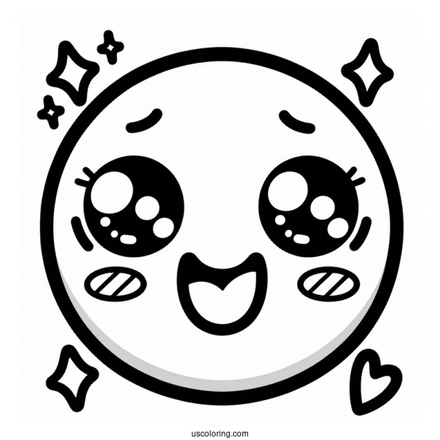 Emoji Coloring Page Montage