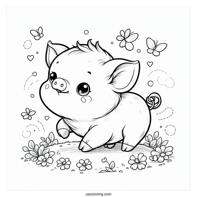 Adorable Teacup Piglet