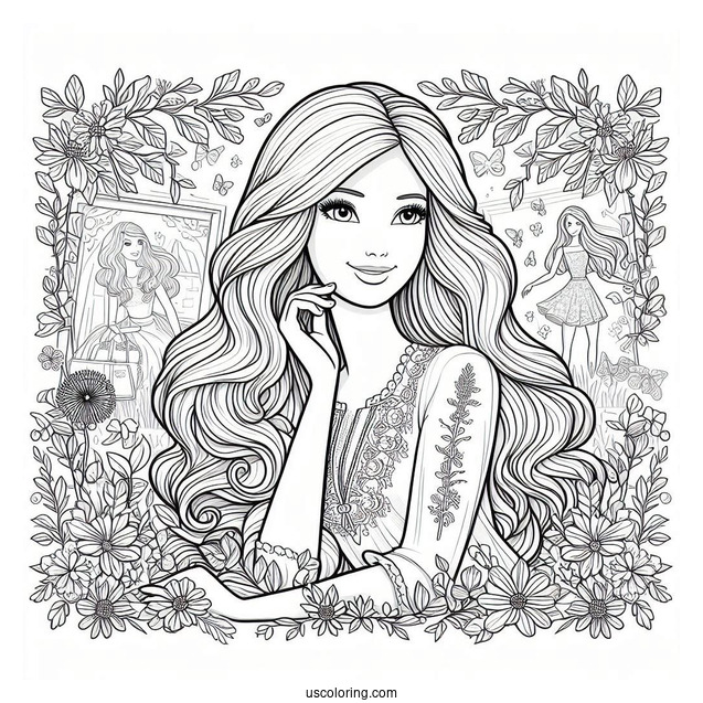 Barbie Movie Coloring page 4