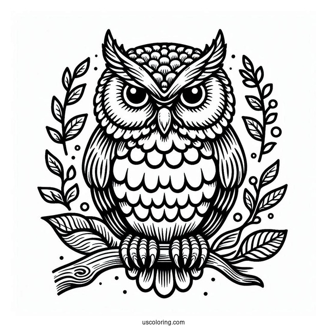 Plump Looking Own With Sharp Claws