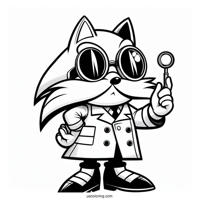 Doctor Ivo _Eggman_ Robotnik Coloring Page