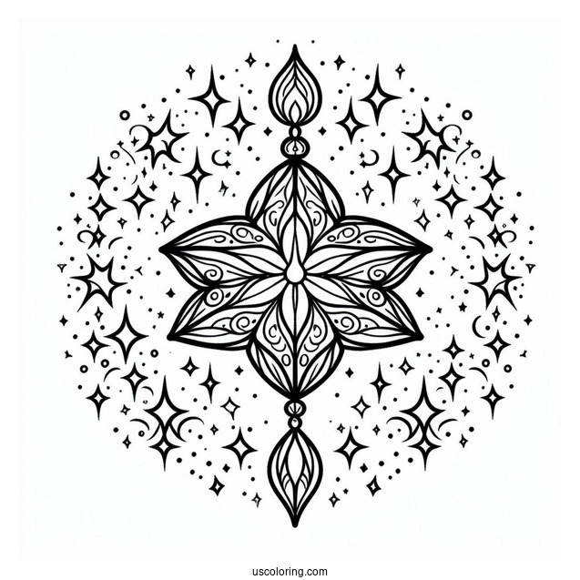 Sparkly Sprunki Coloring Page Of Cast For Kids