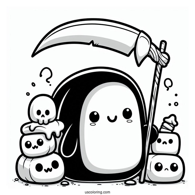 Otto The Grim Reaper Squishmallow