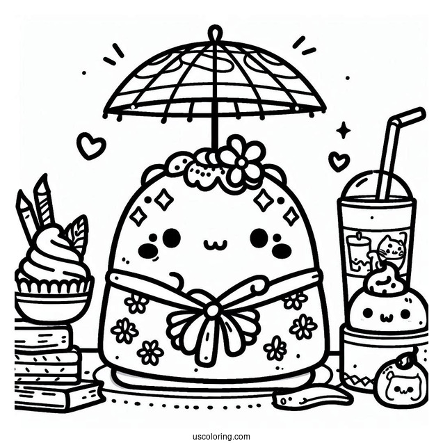 Sumikko Gurashi Coloring Page In The Classroom