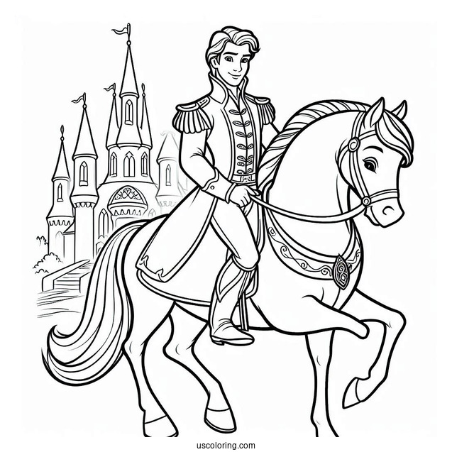 Coloring Page Of Prince Phillip From Sleeping Beauty