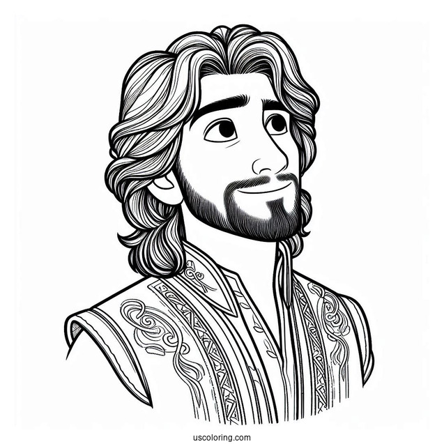 Eugene Coloring Page For Kids