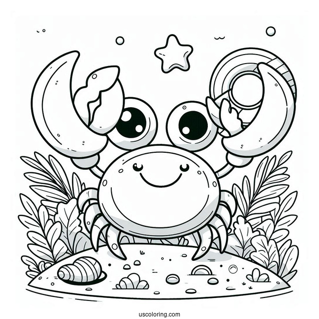 Octonauts Coloring Page Of Fiddler Crab