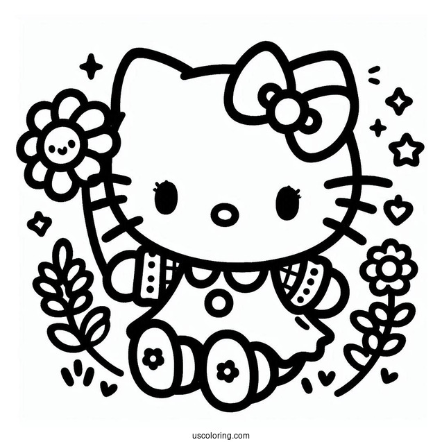 Kawaii Hello Kitty, Kuromi, My Melody, And Sanrio Friends