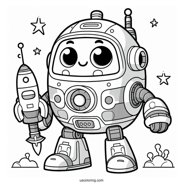 Octonauts Coloring Page Of Gup Z Giant Robot