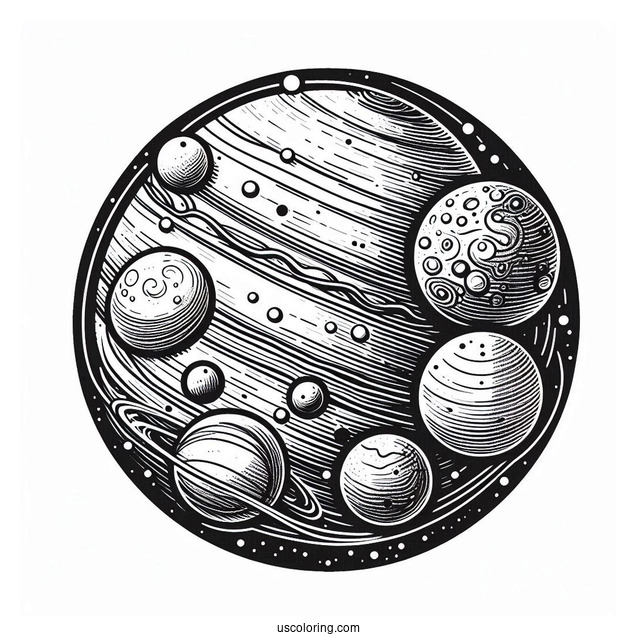 Detailed Planets In The Solar System