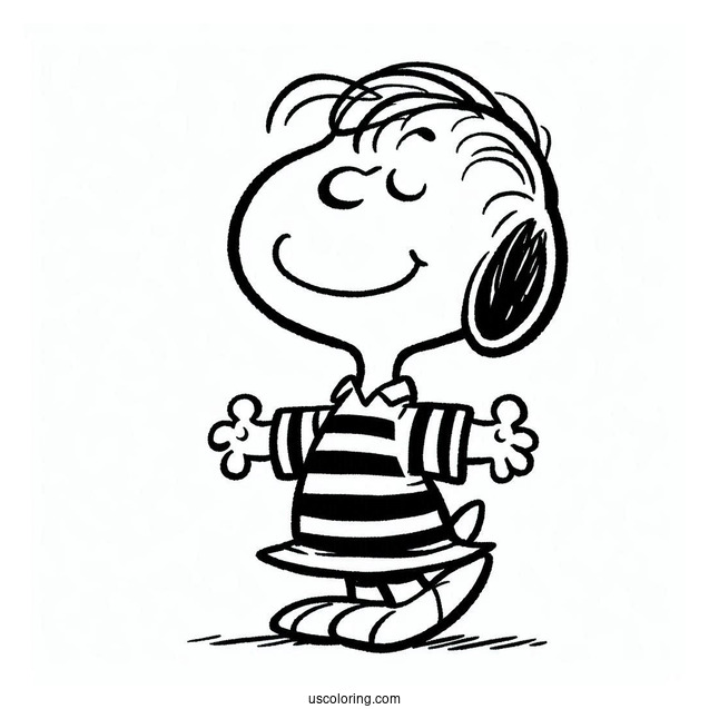 Coloring Page Of Linus