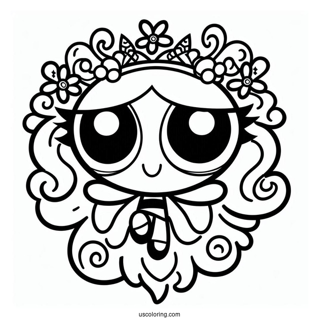 Bliss Character From Powerpuff Girls To Color