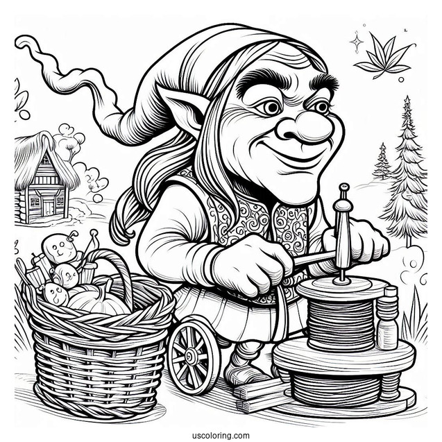 Rumpelstiltskin Coloring Page