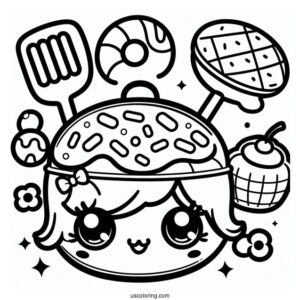 Cute Small Fry Pan Shopkins For Preschoolers