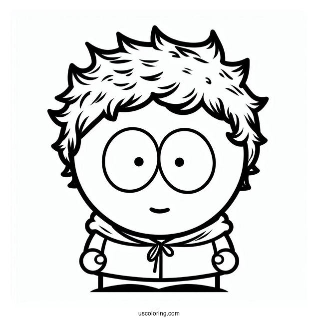 Craig Tucker South Park Coloring Page