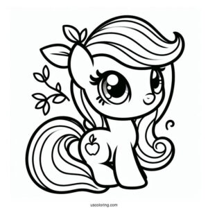 Kawaii Cartoon Applejack
