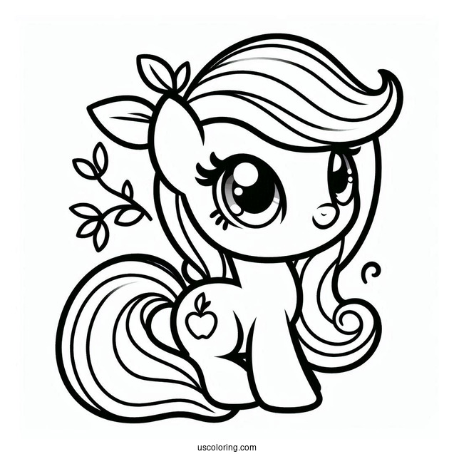Kawaii Cartoon Applejack