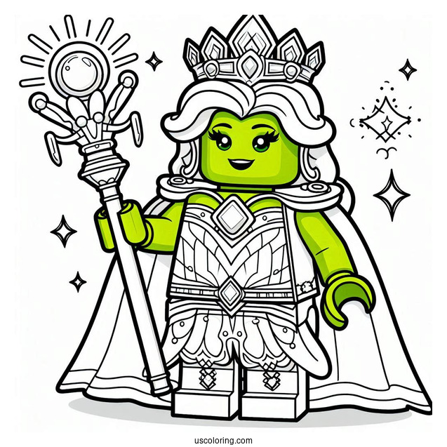 Lego Hulk Coloring For Kids
