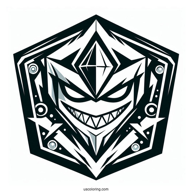 Ben 10 Coloring Page Of Simple Diamondhead