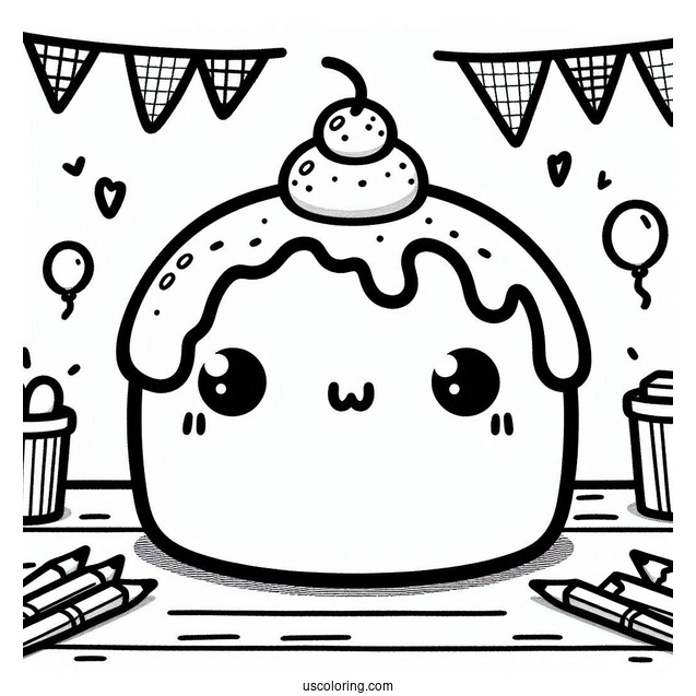 Sumikko Gurashi Coloring Page In The Classroom