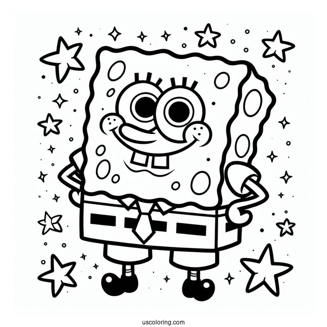 Easy Outline Of Patrik To Color