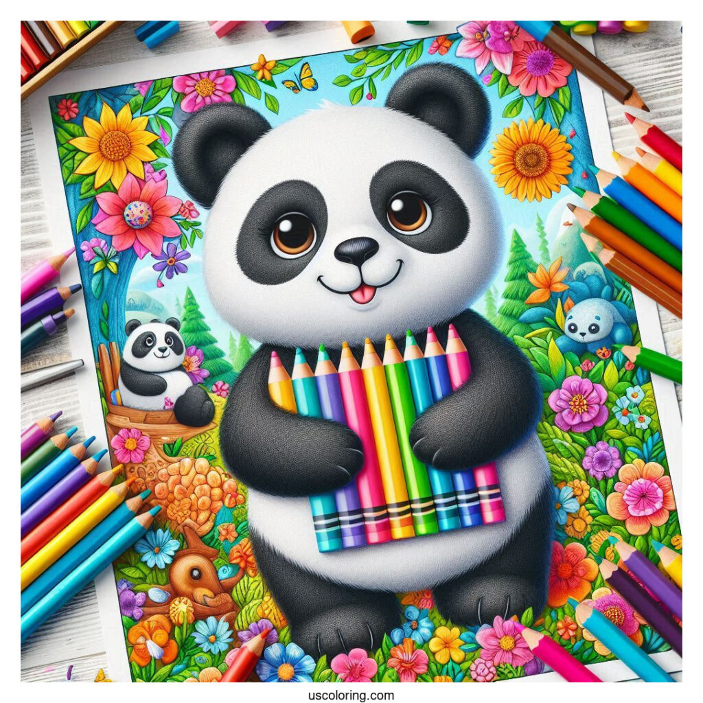 Panda Coloring Pages Featured Image v2