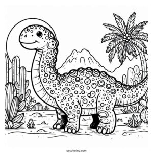 Large Spotted Edmontosaurus